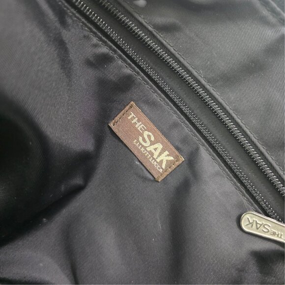 The SAK Elliot Lucca Collection Handback Black Crotchet Shoulder Bag Purse - Picture 2 of 15